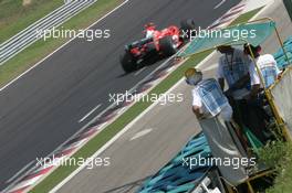 31.07.2005 Hungaroring, Hungary, Michael Schumacher, GER, Ferrari - July, Formula 1 World Championship, Rd 13, Hungarian Grand Prix, Budapest, Hungary, HUN, Race