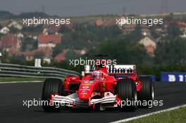 30.07.2005 Hungaroring, Hungary, Rubens Barrichello (BRA), Scuderia Ferrari Marlboro F2005 - July, Formula 1 World Championship, Rd 13, Hungarian Grand Prix, Budapest, Hungary, HUN, Practice