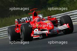 30.07.2005 Hungaroring, Hungary, Michael Schumacher (GER), Scuderia Ferrari Marlboro F2005 - July, Formula 1 World Championship, Rd 13, Hungarian Grand Prix, Budapest, Hungary, HUN, Practice