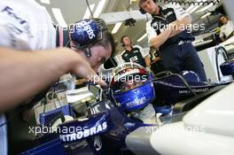 30.07.2005 Hungaroring, Hungary, Mark Webber, AUS, BMW WilliamsF1 Team - July, Formula 1 World Championship, Rd 13, Hungarian Grand Prix, Budapest, Hungary, HUN, Practice