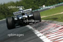 30.07.2005 Hungaroring, Hungary, Mark Webber (AUS), BMW Williams F1 FW27 - July, Formula 1 World Championship, Rd 13, Hungarian Grand Prix, Budapest, Hungary, HUN, Practice