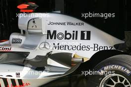 31.07.2005 Hungaroring, Hungary, With West leaving McLaren the Whisky drink Johnnie Walker is now on the car - July, Formula 1 World Championship, Rd 13, Hungarian Grand Prix, Budapest, Hungary, HUN