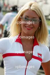 31.07.2005 Hungaroring, Hungary, Grid girl - July, Formula 1 World Championship, Rd 13, Hungarian Grand Prix, Budapest, Hungary, HUN