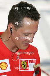 28.07.2005 Hungaroring, Hungary, Michael Schumacher, GER, Ferrari cooking food at a Vonefone Event - Intercontinental Hotel, July, Formula 1 World Championship, Rd 13, Hungarian Grand Prix, Budapest, Hungary, HUN