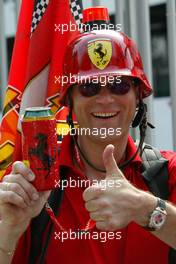 01.09.2005 Monza, Italy, German Michael Schumacher / Ferrari fan - September, Formula 1 World Championship, Rd 15, Italian Grand Prix