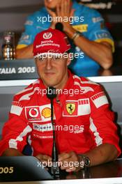 01.09.2005 Monza, Italy, Michael Schumacher (GER), Scuderia Ferrari Marlboro, Portrait - September, Formula 1 World Championship, Rd 15, Italian Grand Prix, Press Conference