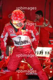 11.02.2005 Jerez, Spain, Michael Schumacher, GER, Ferrari - Formula 1 Testing, Friday, Febuary, Formula 1, Jerez, Spain