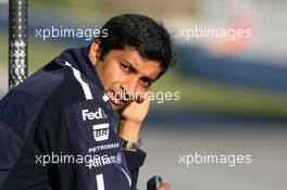 13.12.2005 Jerez, Spain,  Narain Karthikeyan (IND), Williams F1 Team - Formula One Testing, Jerez de la Frontera