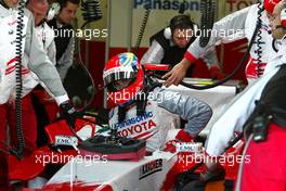 13.12.2005 Jerez, Spain,  Ricardo Zonta (BRA), Test Driver, Toyota Racing - Formula One Testing, Jerez de la Frontera