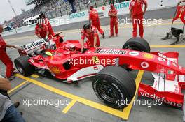07.10.2005 Suzuka, Japan,  Michael Schumacher, GER, Ferrari - October, Formula 1 World Championship, Rd 18, Japanese Grand Prix, Friday Practice