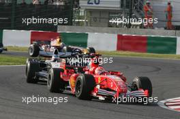 09.10.2005 Suzuka, Japan,  Michael Schumacher, GER, Scuderia Ferrari Marlboro, F2005, Action, Track - October, Formula 1 World Championship, Rd 18, Japanese Grand Prix, Sunday Race