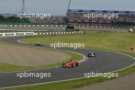 09.10.2005 Suzuka, Japan,  Rubens Barrichello, BRA, Scuderia Ferrari Marlboro, F2005, Action, Track - October, Formula 1 World Championship, Rd 18, Japanese Grand Prix, Sunday Race