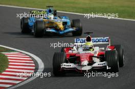 09.10.2005 Suzuka, Japan,  Ralf Schumacher, GER, Panasonic Toyota Racing, TF105, Action, Track - October, Formula 1 World Championship, Rd 18, Japanese Grand Prix, Sunday Race
