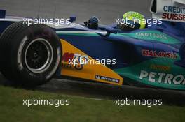 08.10.2005 Suzuka, Japan,  Felipe Massa, BRA, Sauber Petronas C24, Track, Action - October, Formula 1 World Championship, Rd 18, Japanese Grand Prix, Saturday Practice