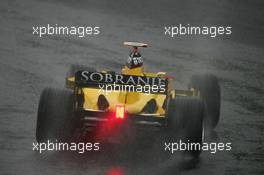 08.10.2005 Suzuka, Japan,  Tiago Monteiro, PRT, Jordan, EJ15, Action, Track - October, Formula 1 World Championship, Rd 18, Japanese Grand Prix, Saturday Practice