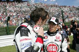 09.10.2005 Suzuka, Japan,  Takuma Sato, JPN,  BAR Honda - October, Formula 1 World Championship, Rd 18, Japanese Grand Prix, Sunday Pre-Race Grid