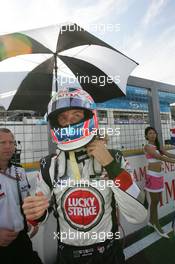 09.10.2005 Suzuka, Japan,  Jenson Button, GBR, BAR Honda - October, Formula 1 World Championship, Rd 18, Japanese Grand Prix, Sunday Pre-Race Grid