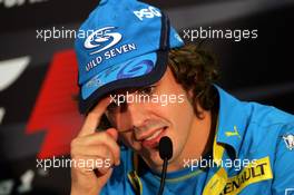 06.10.2005 Suzuka, Japan,  Fernando Alonso, ESP, Renault F1 Team - October, Formula 1 World Championship, Rd 18, Japanese Grand Prix, Thursday Press Conference