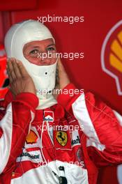 21.05.2005 Monte-Carlo, Monaco,  Michael Schumacher, GER, Scuderia Ferrari Marlboro, F2005, Pitlane, Box, Garage - May, Formula 1 World Championship, Rd 6, Monaco Grand Prix, MON, Practice