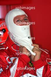 21.05.2005 Monte-Carlo, Monaco,  Michael Schumacher, GER, Scuderia Ferrari Marlboro, F2005, Pitlane, Box, Garage - May, Formula 1 World Championship, Rd 6, Monaco Grand Prix, MON, Practice