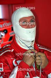 21.05.2005 Monte-Carlo, Monaco,  Michael Schumacher, GER, Scuderia Ferrari Marlboro, F2005, Pitlane, Box, Garage - May, Formula 1 World Championship, Rd 6, Monaco Grand Prix, MON, Practice