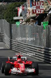 21.05.2005 Monte-Carlo, Monaco,  Michael Schumacher, GER, Scuderia Ferrari Marlboro, F2005, Action, Track - May, Formula 1 World Championship, Rd 6, Monaco Grand Prix, MON, Practice