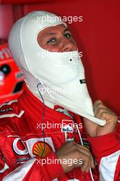 21.05.2005 Monte-Carlo, Monaco,  Michael Schumacher, GER, Scuderia Ferrari Marlboro, F2005, Pitlane, Box, Garage - May, Formula 1 World Championship, Rd 6, Monaco Grand Prix, MON, Practice