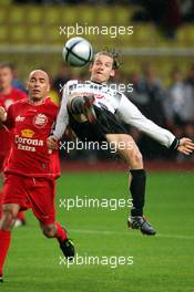 17.05.2005 Monte-Carlo, Monaco,  Charity Soccer (I`Amade) at the Stade Louis 2, with Prince Albert II of Monaco and Michael Schumacher, GER, Ferrari, Maro Engel - May, Formula 1 World Championship, Rd 6, Monaco Grand Prix, MON