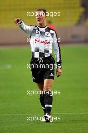 17.05.2005 Monte-Carlo, Monaco,  Charity Soccer (I`Amade) at the Stade Louis 2, with Prince Albert II of Monaco and Michael Schumacher, GER, Ferrari - May, Formula 1 World Championship, Rd 6, Monaco Grand Prix, MON