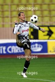 17.05.2005 Monte-Carlo, Monaco,  Charity Soccer (I`Amade) at the Stade Louis 2, with Prince Albert II of Monaco and Michael Schumacher, GER, Ferrari - May, Formula 1 World Championship, Rd 6, Monaco Grand Prix, MON