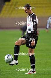 17.05.2005 Monte-Carlo, Monaco,  Charity Soccer (I`Amade) at the Stade Louis 2, with Prince Albert II of Monaco and Michael Schumacher, GER, Ferrari - May, Formula 1 World Championship, Rd 6, Monaco Grand Prix, MON