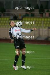 17.05.2005 Monte-Carlo, Monaco,  Michael Schumacher, GER, Ferrari - Charity Soccer (I`Amade) at the Stade Louis 2 - May, Formula 1 World Championship, Rd 6, Monaco Grand Prix, MON