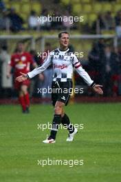 17.05.2005 Monte-Carlo, Monaco,  Charity Soccer (I`Amade) at the Stade Louis 2, with Prince Albert II of Monaco and Michael Schumacher, GER, Ferrari, - May, Formula 1 World Championship, Rd 6, Monaco Grand Prix, MON