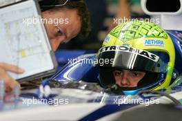 26.08.2005 Monza, Italy, Felipe Massa, BRA, Sauber Petronas - August, F1 testing, Autodromo Nazionale Monza, Italy