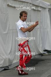 26.08.2005 Monza, Italy, Luca Badoer, ITA, Test Driver, Scuderia Ferrari - August, F1 testing, Autodromo Nazionale Monza, Italy