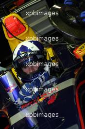 26.08.2005 Monza, Italy, David Coulthard, GBR, Red Bull Racing - August, F1 testing, Autodromo Nazionale Monza, Italy