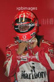 25.08.2005 Monza, Italy, Michael Schumacher, GER, Ferrari - August, F1 testing, Autodromo Nazionale Monza, Italy