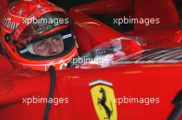 25.08.2005 Monza, Italy, Michael Schumacher, GER, Ferrari - August, F1 testing, Autodromo Nazionale Monza, Italy