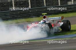 24.08.2005 Monza, Italy, Jarno Trulli Toyota - August, F1 testing, Autodromo Nazionale Monza, Italy