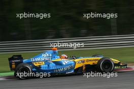 24.08.2005 Monza, Italy, Fernando Alonso, ESP, Renault F1 Team - August, F1 testing, Autodromo Nazionale Monza, Italy