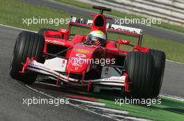 24.08.2005 Monza, Italy, Felipe Massa, BRA, Sauber Petronas, testing for Ferrari - August, F1 testing, Autodromo Nazionale Monza, Italy