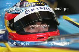 24.08.2005 Monza, Italy, Fernando Alonso, ESP, Renault F1 Team - August, F1 testing, Autodromo Nazionale Monza, Italy