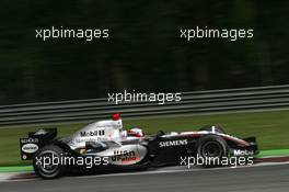 24.08.2005 Monza, Italy, Juan-Pablo Montoya, COL, West McLaren Mercedes - August, F1 testing, Autodromo Nazionale Monza, Italy