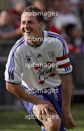 25.06.2005 Yverdon, Michael Schumacher, GER, playing football - June, Yverdon, Swizerland