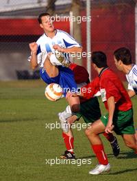 30.11.2005, Gland, Swizerland,  Soccer 3.Liga - FC Lusitano Gland - FC Echichens -  Michael Schumacher, GER, Scuderia Ferrari