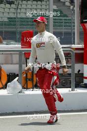 18.03.2005 Sepang, Malaysia, Michael Schumacher, GER, Ferrari - Friday, March, Formula 1 World Championship, Rd 2, Practice, Malaysian Grand Prix, KUL, Kuala Lumpur