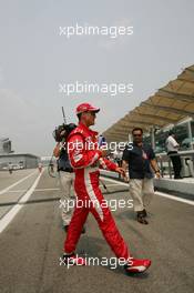 20.03.2005 Sepang, Malaysia, Michael Schumacher, GER, Ferrari - Sunday, March, Formula 1 World Championship, Rd 2, Grid, Malaysian Grand Prix, KUL, Kuala Lumpur