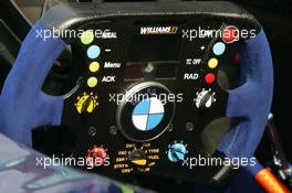 17.03.2005 Sepang, Malaysia, BMW Williams Steering Wheel - Thursday, March, Formula 1 World Championship, Rd 2, Malaysian Grand Prix, KUL, Kuala Lumpur