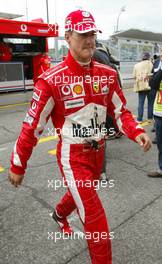 23.04.2005 Imola, San Marino, Michael Schumacher, GER, Ferrari - April, Formula 1 World Championship, Rd 4, San Marino Grand Prix, RSM, qualifying