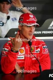 21.04.2005 Imola, San Marino, Press conference, Michael Schumacher (GER), Scuderia Ferrari Marlboro, Portrait - Thursday, April, Formula 1 World Championship, Rd 4, San Marino Grand Prix, RSM